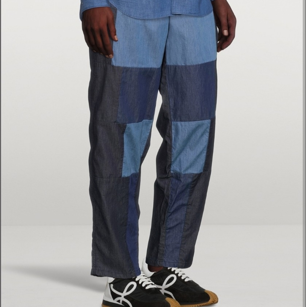 COMME DES GARCONS SHIRT Cotton Patchwork Pants